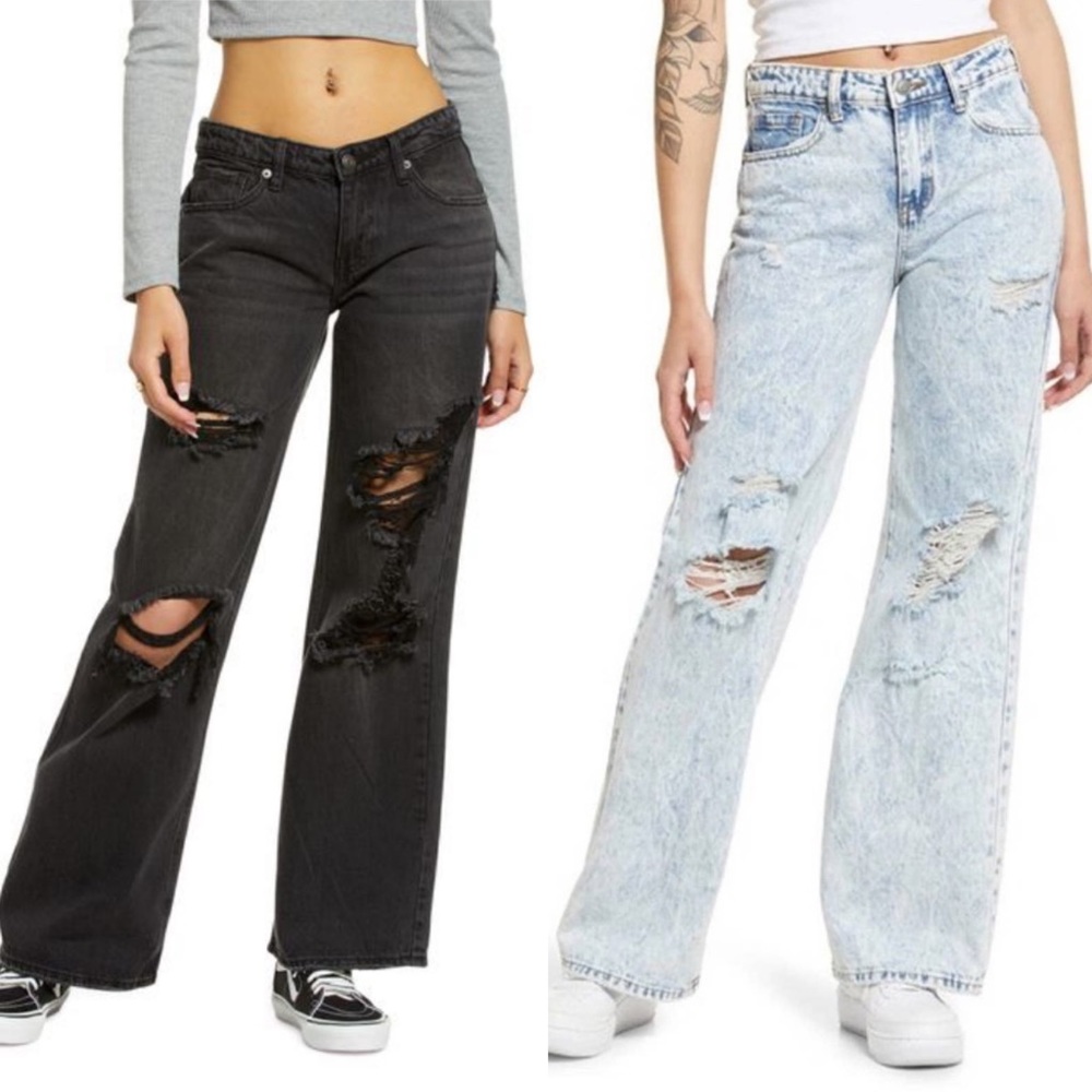Bundle Of 2 BP Wide Leg Jeans